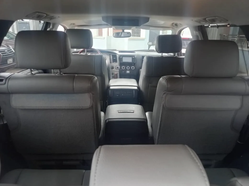 Toyota Sequoia - black — Interior — photo 6